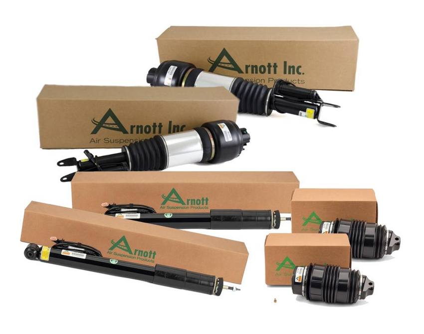 Mercedes Suspension Strut and Shock Absorber Assembly Kit - Front and Rear (with Airmatic and ADS) 211320611380 - Arnott 4001750KIT